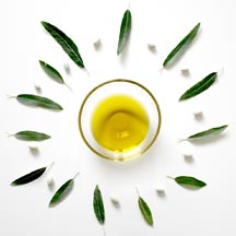 A Cup of Tea With Green Tea Leaves.