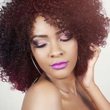 A Woman with Beautiful Skin & Hair