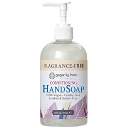 Ginger Lily Farms Botanicals All-Purpose Liquid Hand Soap, 100% Vegan & Cruelty-Free, Fragrance-Free