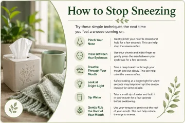 How to Stop Sneezing Reference Card