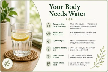 Reference Card for Why You Should Drink Plenty of Water